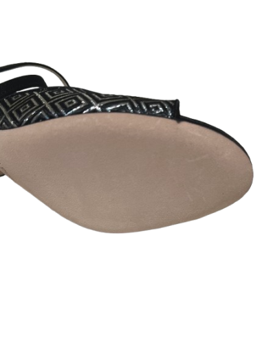 Eleganti scarpe da tango in raso e pelle - Veryfine Dance Shoes Zurich