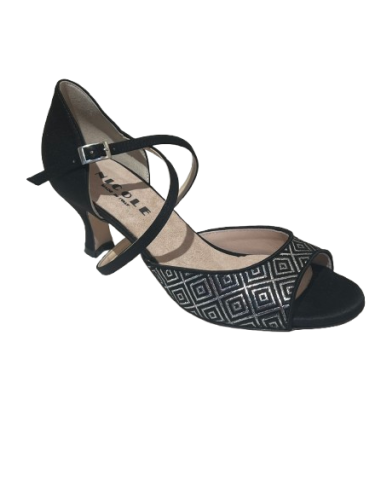 Chaussures de tango élégantes en satin et cuir - Veryfine Dance Shoes Zurich