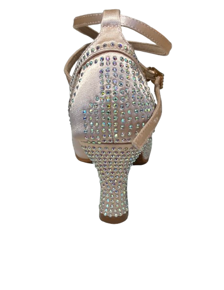 Women's dance shoes Zurich - Salsa & Bachata | VeryFine S1003CC with rhinestones