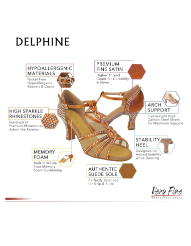 VeryFine S1009CC – Scarpe da ballo da donna per salsa e bachata | Zurigo