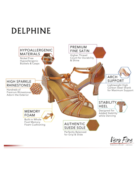 VeryFine S1009CC – Chaussures de danse pour femmes Salsa & Bachata | Zurich