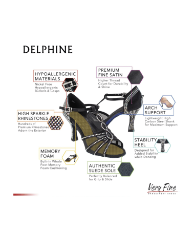 VeryFine S1009CC – Chaussures de danse pour femmes Salsa & Bachata | Zurich