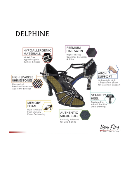 VeryFine S1009CC – Scarpe da ballo da donna per salsa e bachata | Zurigo