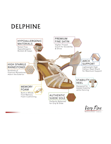 VeryFine S1009CC – Chaussures de danse pour femmes Salsa & Bachata | Zurich