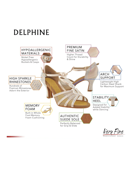 VeryFine S1009CC – Scarpe da ballo da donna per salsa e bachata | Zurigo