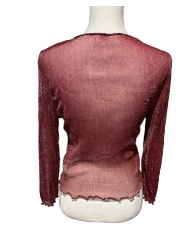 Boléro bordeaux scintillant – Tenue de danse & chaussures de danse Zurich | Robes de danse Zurich