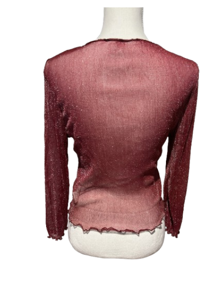 Boléro bordeaux scintillant – Tenue de danse & chaussures de danse Zurich | Robes de danse Zurich