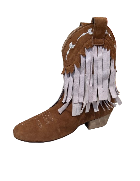 Bottines à franges pour la ligne dance - Veryfine Dance Shoes Zurich
