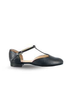 Scarpe da ballo Zurigo – Ballerina Merlet Xia, pelle nera, tacco 1.5cm 2