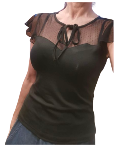 Tanzkleider Zurich – Retro Tanztop Schwarz bei Veryfine