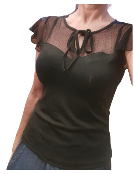 Tanzkleider Zurich – Retro Tanztop Schwarz bei Veryfine