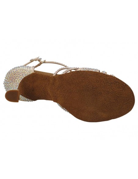 Strasstanzschuh S1008CC champagner