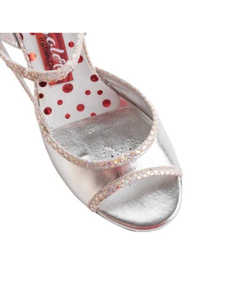 Tangolera Sara Argento Laminato chaussures de tango Zürich - talon de 7cm