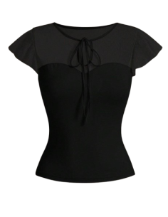 Tanzkleider Zurich – Retro Tanztop Schwarz bei Veryfine 2