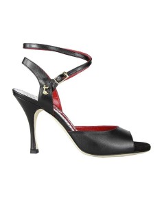 Dance Shoes Zurich - Tangolera  Anita A1CL black tango shoes