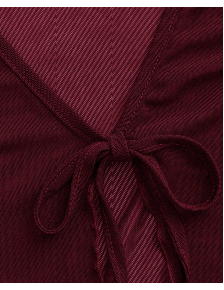 Wine Red Mesh Bolero – Dance Outfit & Dance Shoes Zurich | Dance Dresses Zurich