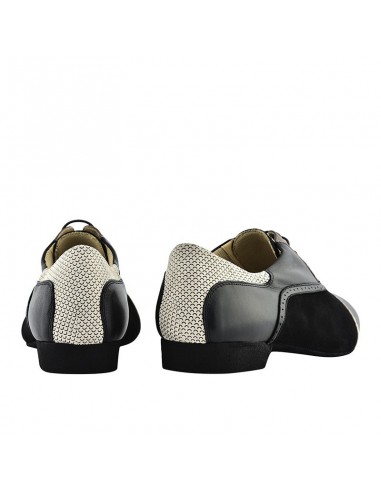 Chaussures de tango Tangolera pour hommes Teo Black, semelle en cuir - VeryFine Dance Shoes Zurich