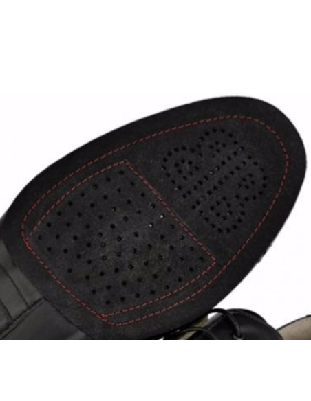 Tangolera Tangoschuhe für Herren Teo Schwarz, Ledersohle – VeryFine Dance Shoes Zürich