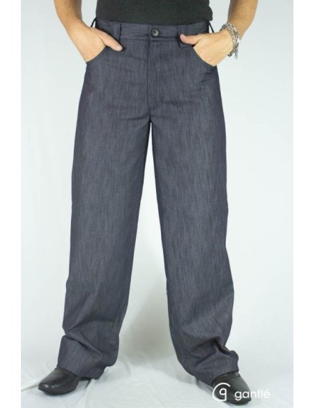 Pantaloni da tango casual da uomo in stile jeans - perfetti per milonga o tango pratica