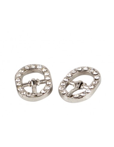Rhinestone buckles for dance shoes
