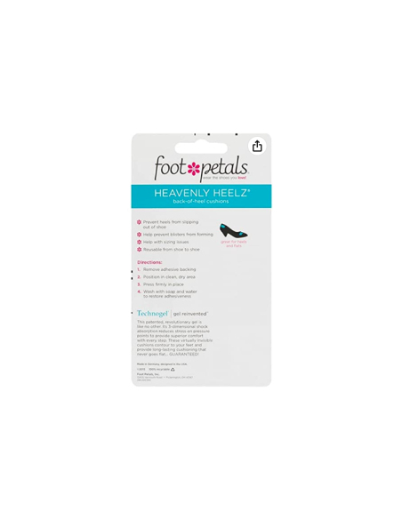 Cuscinetti per talloni Foot Petals® Technogel® – Antiscivolo e comfort