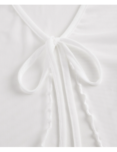 Boléro blanc en maille – Tenue de danse & chaussures de danse Zurich | Robes de danse Zurich