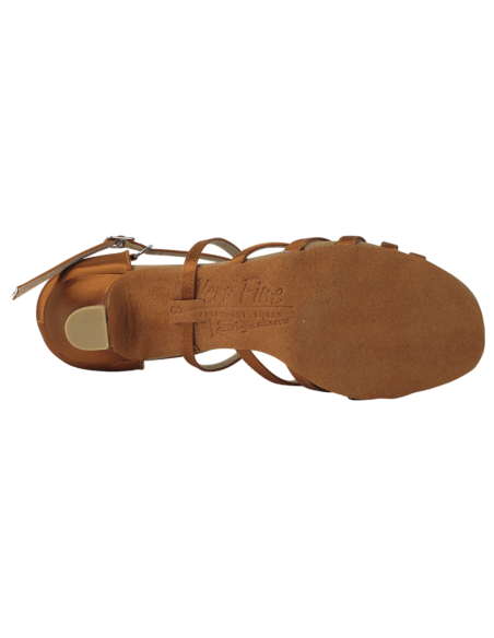 Flache Tanzschuhe S9216 dark tan - Veryfine Dance Shop Zürich