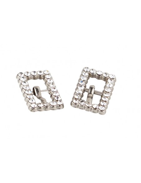 Rhinestone buckles for dance shoes