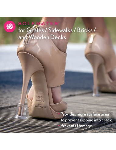 Glitter heel protectors for 6–8mm heels, reusable