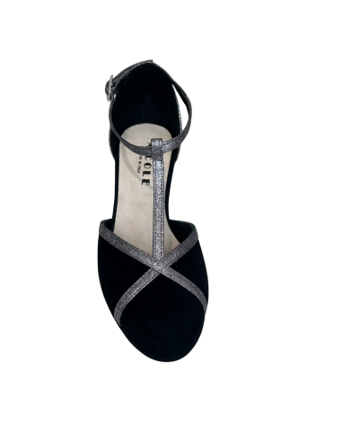 Exklusive italienische Tanzschuhe | Wildleder & Glitter | Veryfine Zürich