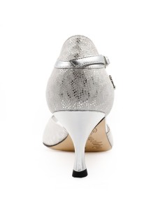 Chaussures de tango Tangolera Clio Argento Pitone – talon de 6cm 2