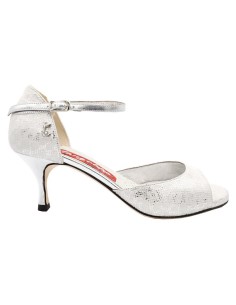 Chaussures de tango Tangolera Clio Argento Pitone – talon de 6cm
