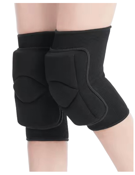 Ginocchiere in nero per danza o Heels Dance Class
