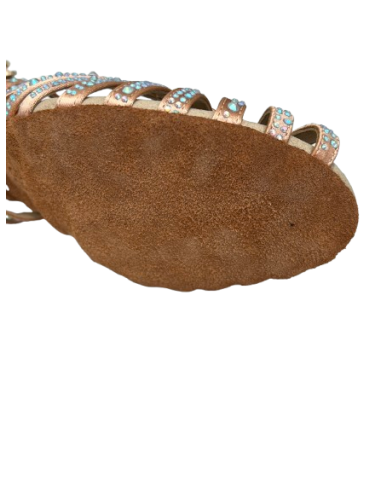 Scarpe da ballo Zurigo – Suphini Crush, tacco 7,5 cm, punta aperta, suola buffalina | Comfort e stile