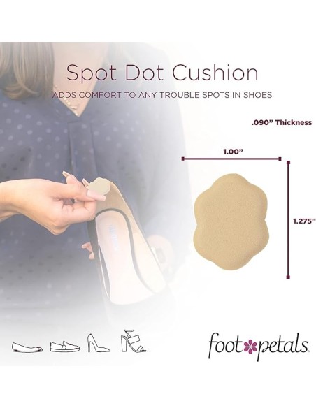 Mini cuscinetti per punti di pressione in PORON® per scaricare i punti di pressione.