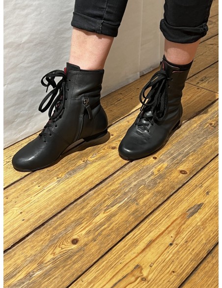 Scarpe da tango Tangolera Stivaletto Selene Nero Alto Zurigo – Tacco 2cm