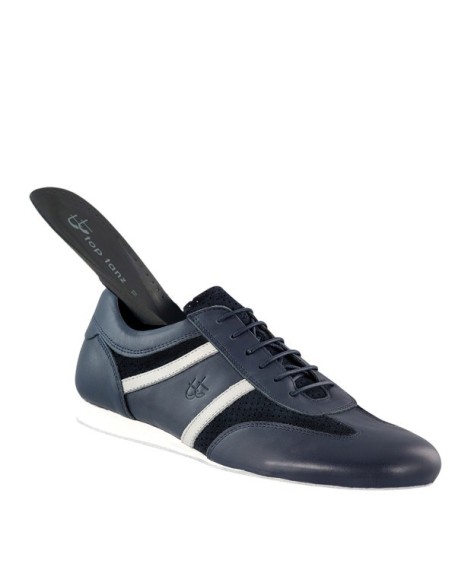 Top Tanz Remo 1208 blu  – Scarpe da ballo in pelle da uomo  Zurigo
