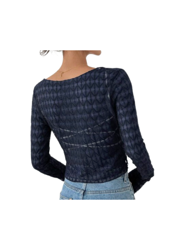 Boléro bleu marine en maille – chaussures et vêtements de danse Zurich