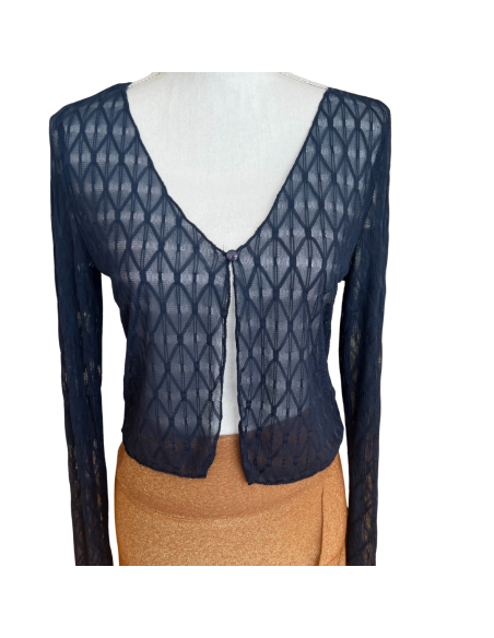 Blue Mesh Bolero – Dance Outfit & Dance Shoes Zurich | Dance Dresses Zurich