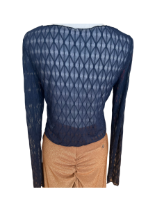 Coprispalle bolero blu navy in rete – scarpe da ballo e abbigliamento Zurich 2