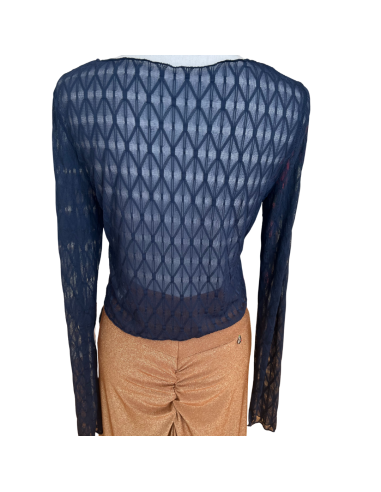 Bolero Blau Mesh – Tanzoutfit & Dance Shoes Zurich | Tanzkleider Zürich