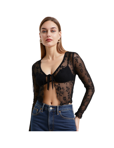 Bolero Schwarz Mesh – Tanzoutfit & Dance Shoes Zurich | Tanzkleider Zürich