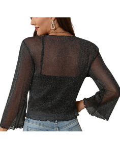 Bolero Schwarz Glitter – Tanzoutfit & Dance Shoes Zurich | Tanzkleider Zürich 2