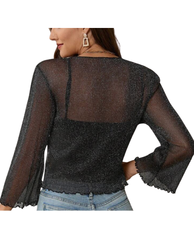Boléro noir scintillant – Tenue de danse & chaussures de danse Zurich | Robes de danse Zurich