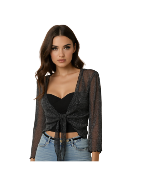 Boléro noir scintillant – Tenue de danse & chaussures de danse Zurich | Robes de danse Zurich