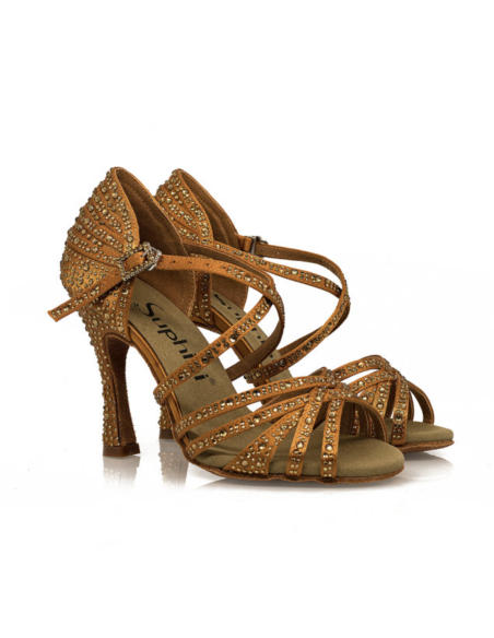 Chaussures de danse Zurich, Suphini Kira, talon de 10cmcm, semelle en cuir daim | Confort et style