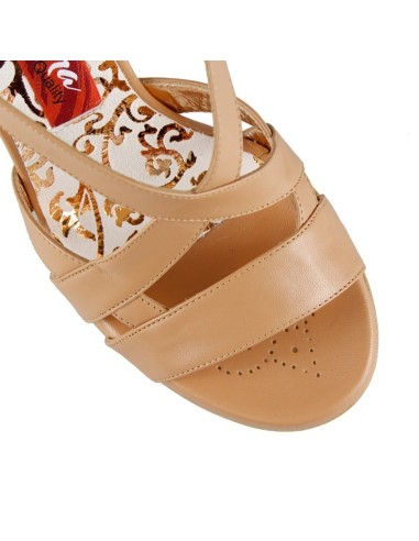 Tangolera A5 Natural Skin  - Italian tango shoes available at Veryfine Dance Shoes Zurich
