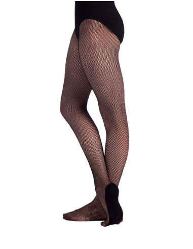 Calze a rete in nero 854/D di Pridance Italia - Dance Shoes Zürich