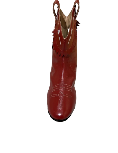 Bottines rouges tendance pour la linedance - Veryfine Dance Shoes Zurich