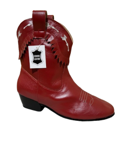 Stivaletti rossi alla moda per linedance - Veryfine Dance Shoes Zürich